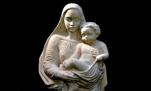 Religion sculpture stone figure