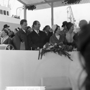 Opening 200000 ton metende dok bij Verolme (Rozenburg) (korte reportage), Bestanddeelnr 913-9201