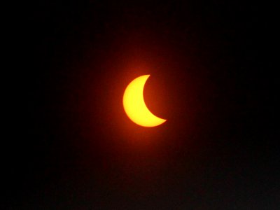 Partial eclipse in Clayton, GA 200pm Aug 21 2017