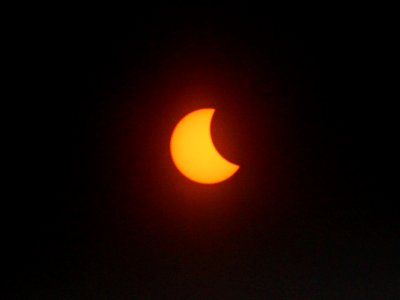 Partial eclipse in Clayton, GA 145pm Aug 21 2017