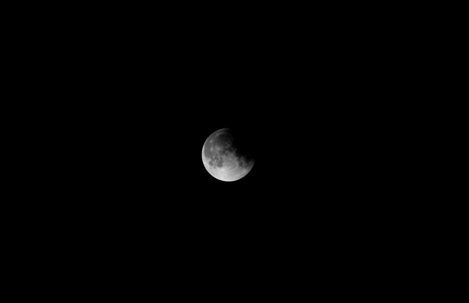 Partielle Mondfinsternis 3