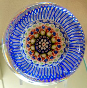 Paperweight by Cristalleries de Saint-Louis, France, c. 1850, glass - Currier Museum of Art - Manchester, NH - DSC07860