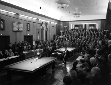 Opening biljarttoernooi, overzichten tijden partijen, Bestanddeelnr 906-9760
