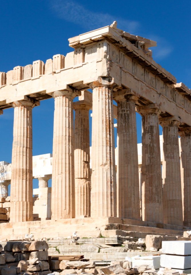 Parthenon south edge Acropolis Athens