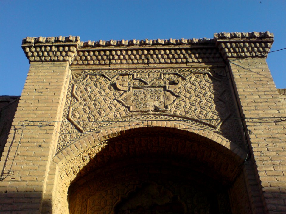 Partal of an old house near nishapur grand mosque 8