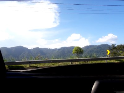 Parte da Serra do Mar vista da Rodovia dos Tamoios 1