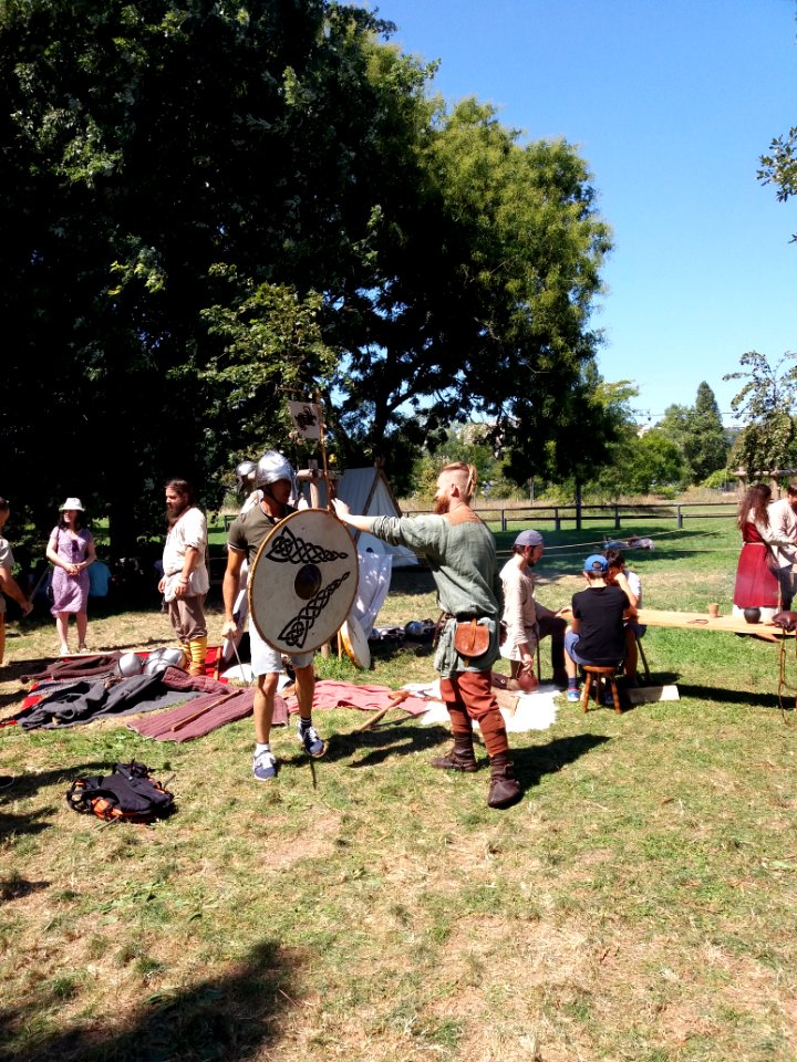 Parc de Gerland - Campement viking - Combattants