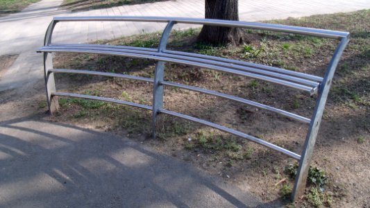Parkbank, Guß und Edelstahl