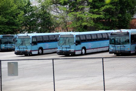 Parked Cobb Community Transit buses, April 2017 2