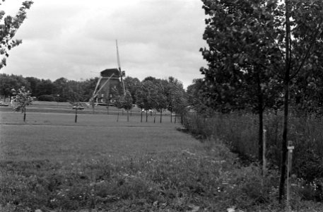 Park wordt aangelegd tussen Europaboulevard en Amstel o.a voor Floriade, Amsterd, Bestanddeelnr 923-6717