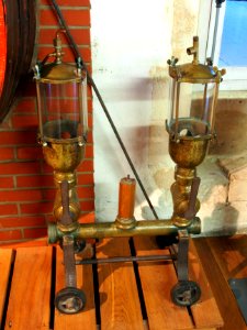 Part of the collection at the beer museum
