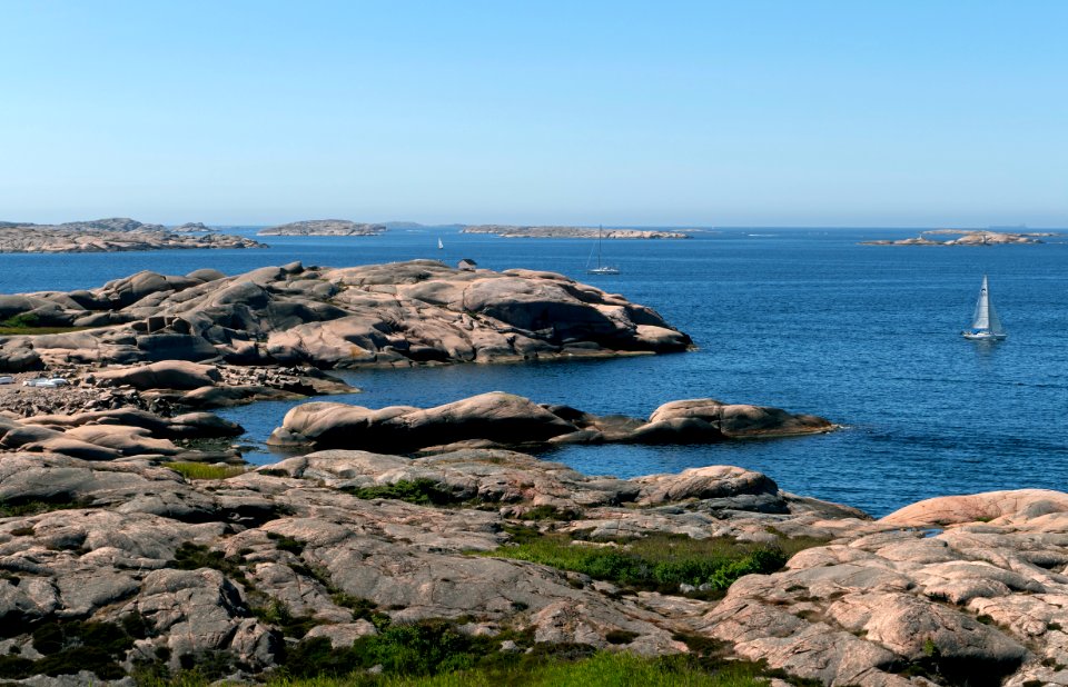 Part of the old granite quarry in Stångehuvud
