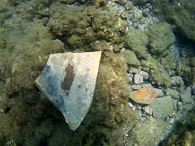 Parco archeologico di Baia - portus Julius - frammento anfora