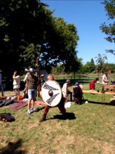 Parc de Gerland - Campement viking - Combattants 2