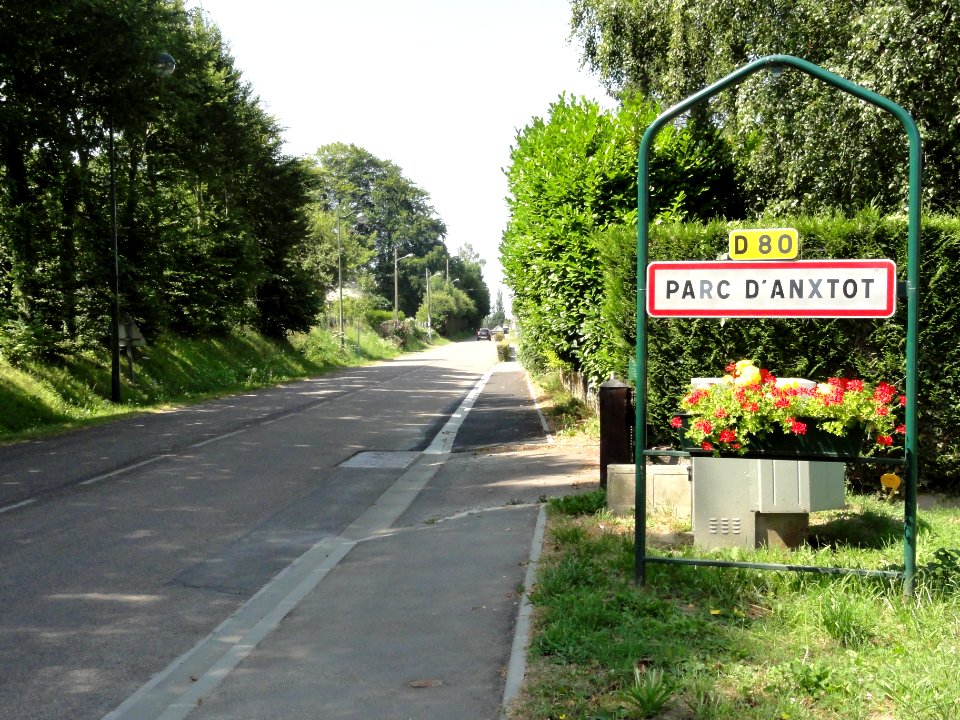 Parc-d'Anxtot (Seine-Mar.) entrée