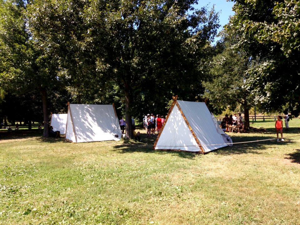 Parc de Gerland - Campement viking - Tentes