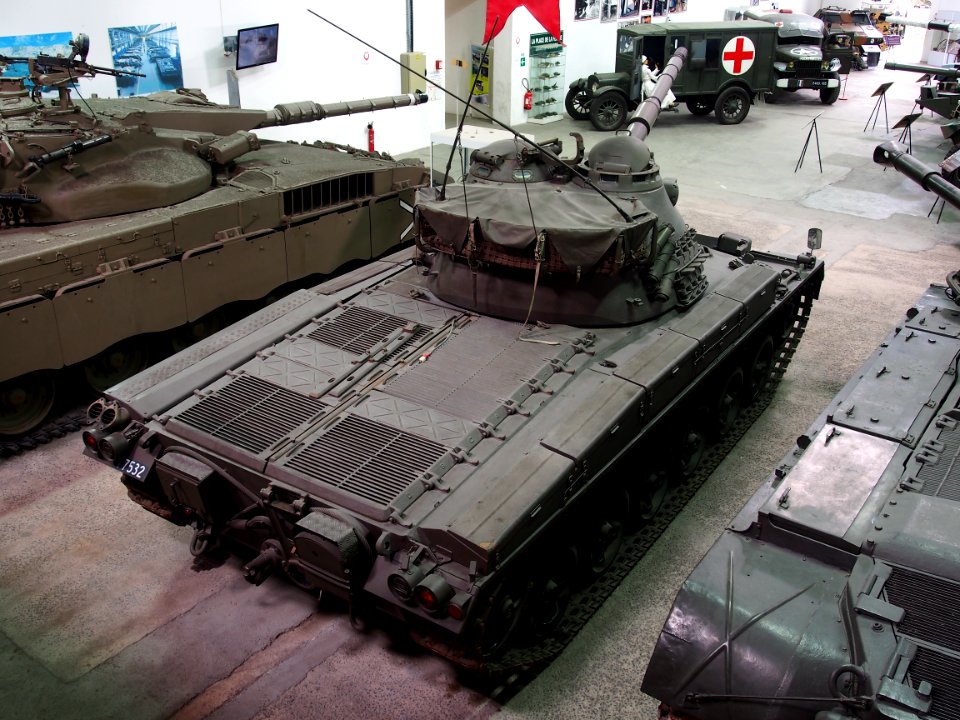 Panzer 61 (PZ-61) in the Musée des Blindés, France, pic-4