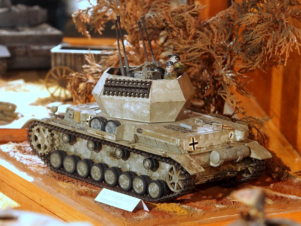 Panzer IV Wirbelwind model in the Musée des Blindés, France, pic-2