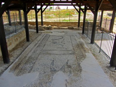 Paphos Fabrika Hill Pebble Mosaic 1