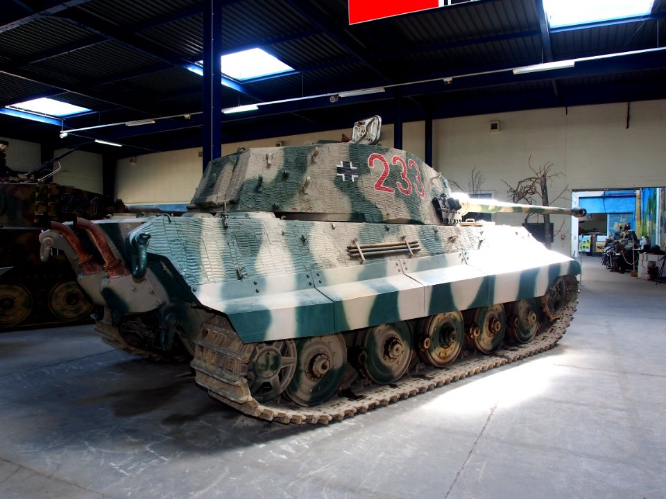 Panzerkampfwagen VI Ausf. B „Tiger II, Tiger B, Königstiger, (Sd. Kfz. 182)Tanks in the Musée des Blindés, France, pic-1. 182)Tanks in the Musée des Blindés, France, pic-