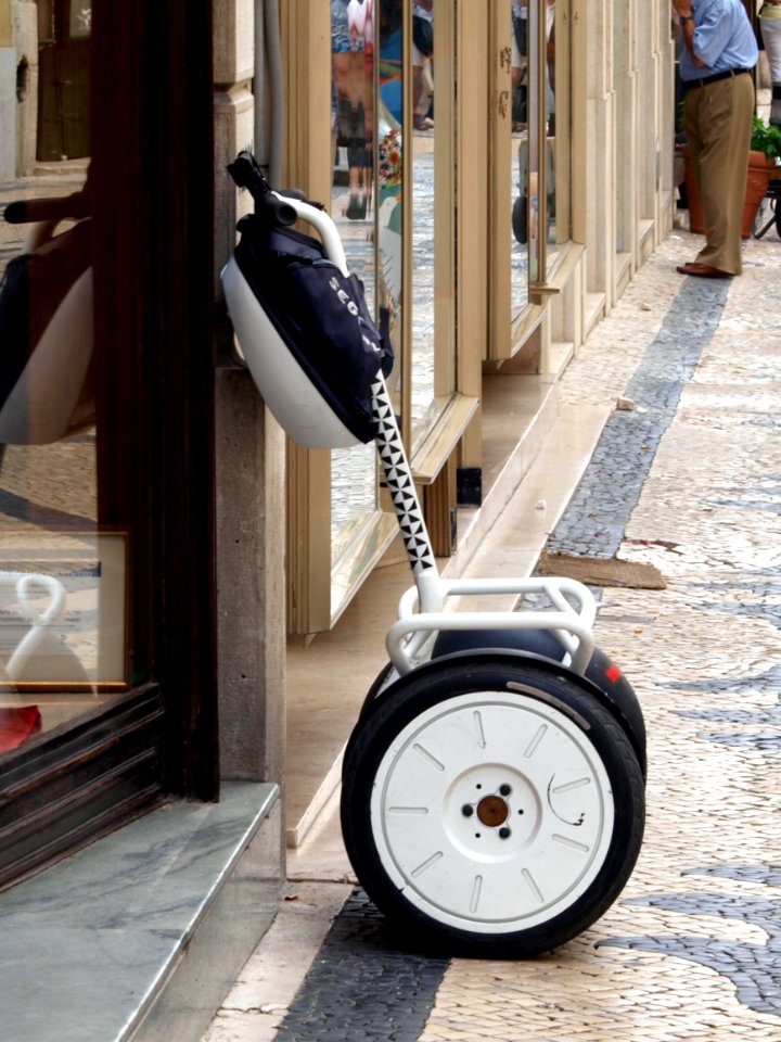 Parked Segway Policia in Lisboa