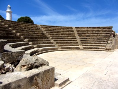 Paphos Archaeological Park Odeon and Lighthouse