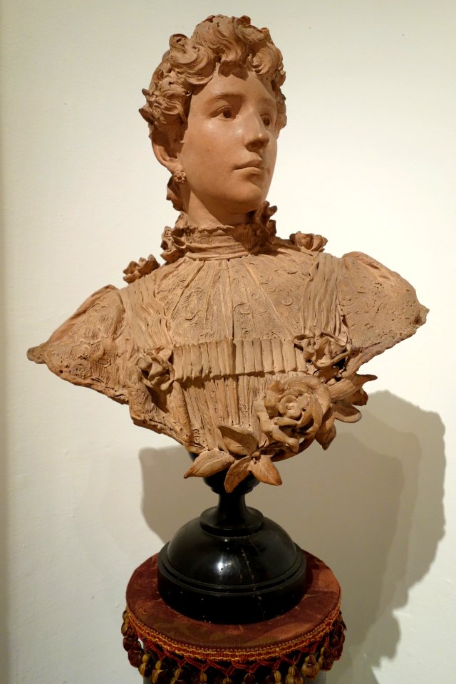 Paola Ricci Cogorno by Antonio Orazio Quinzio (1856-1928), undated, terracotta - Accademia Ligustica di Belle Arti - DSC02258