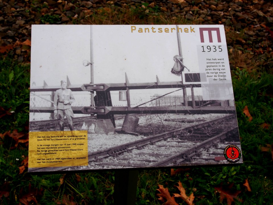 Pantserhek voor spoorbrug over de IJssel, Geniemuseum Vught, photo 1