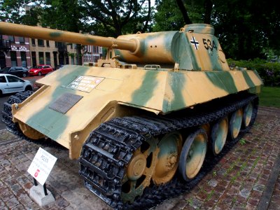 Panther D tank, Wilhelminapark, Breda, pic15