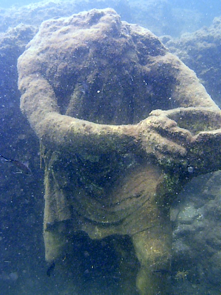 Parco archeologico di Baia - Ninfeo punta Epitaffio 11 - statua Ulisse