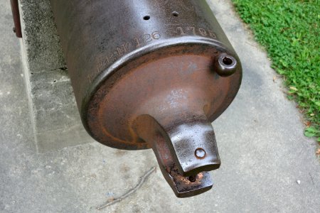Parrott gun No. 126, from USS Magnolia - St. Johnsbury, Vermont - DSC04165