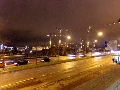 Pasila Tripla construction site in December 2017