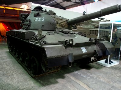 Panzer 61 (PZ-61) in the Musée des Blindés, France, pic-1