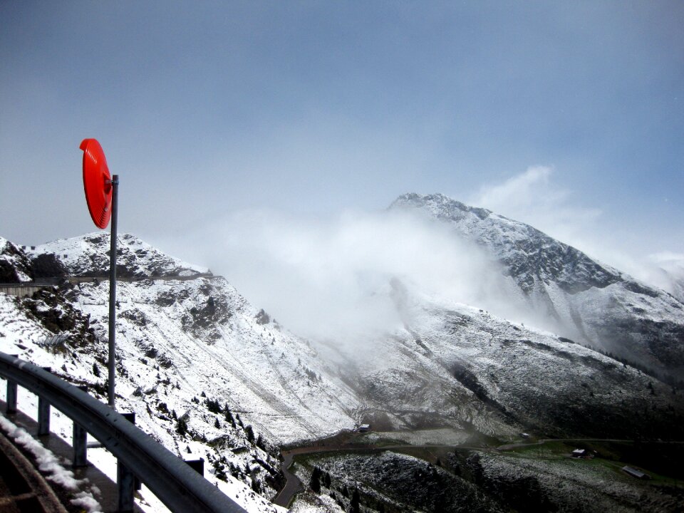 Jaufenpass alpine pass road south tyrol
