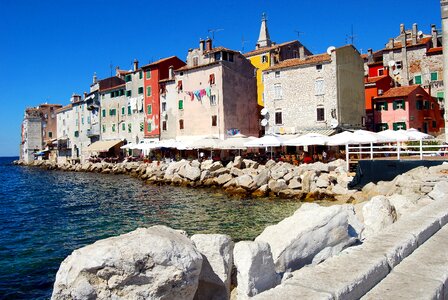 View picturesque the coast