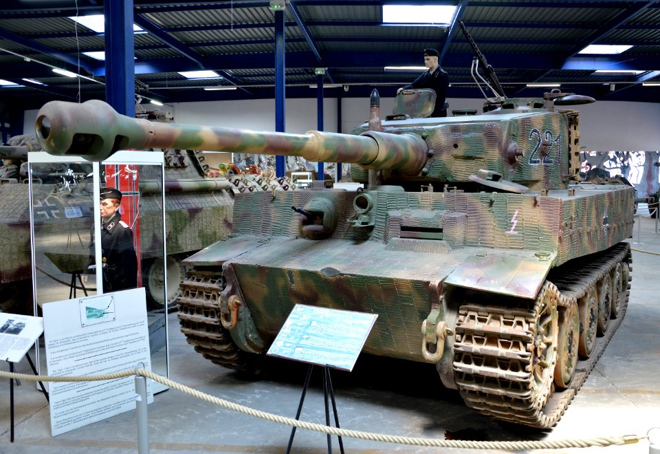 Panzerkampfwagen VI in the Musée des Blindés