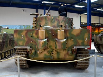 Panzerkampfwagen VI in the Musée des Blindés - back