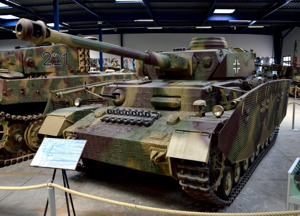 Panzerkampfwagen IV Ausführung J in the Musée des Blindés