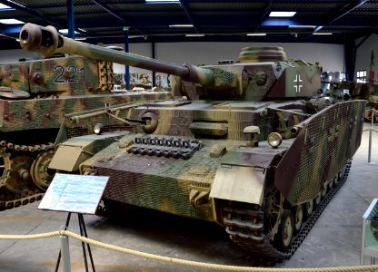 Panzerkampfwagen IV Ausführung J in the Musée des Blindés