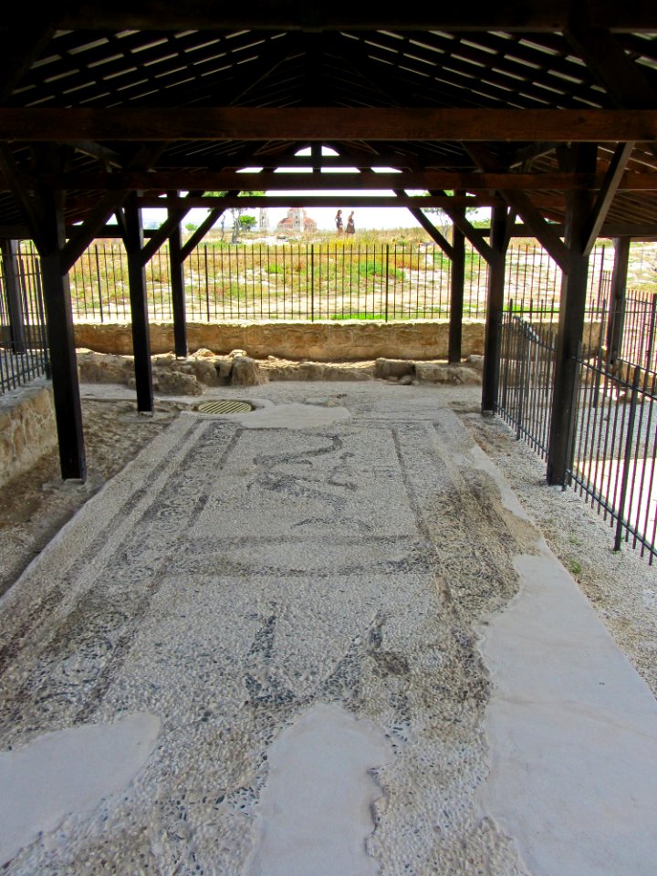 Paphos Fabrika Hill Pebble Mosaic 2