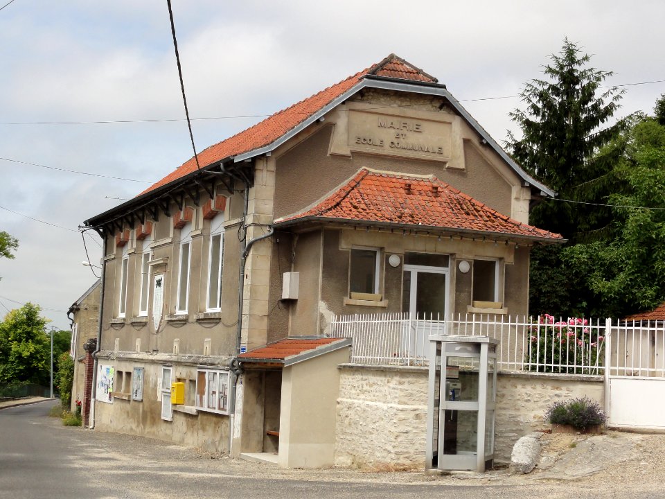 Pargnan (Aisne) mairie-école