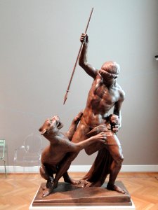 Panther Hunter by Jens Adolf Jerichau - Statens Museum for Kunst, Copenhagen - DSC08261