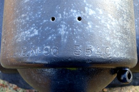 Parrott rifle RPP No. 96 3540 detail - Bemis Memorial Park - Spencer, Massachusetts - DSC08296