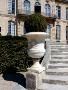 Paris 7e - Musée Rodin, grande vasque de l'escalier de l'hôtel Biron