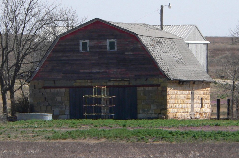 Papes barn (Ellis Co KS) from SW 1