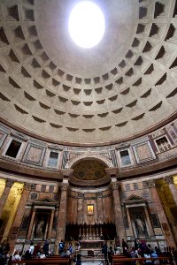 Pantheon, Rome, ceiling, 2013-03-07-3