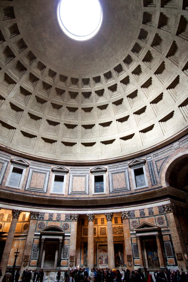 Pantheon, Rome, ceiling, 2013-03-07-5