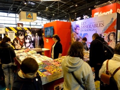 Paris, Salon du Livre 2015 (06) Les Misérables et d'autres manga's