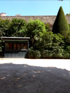 Paris 7e - Musée Rodin, jardin, ancienne cabane