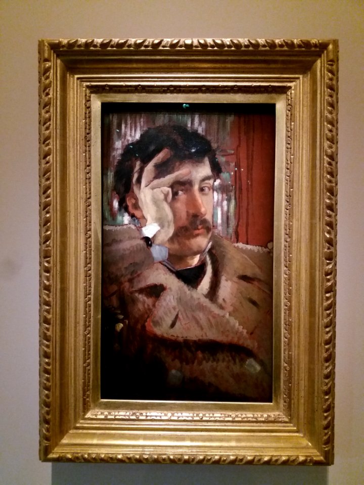 Paris 7e - Musée d'Orsay - James Tissot, L'ambigu moderne - Autoportrait